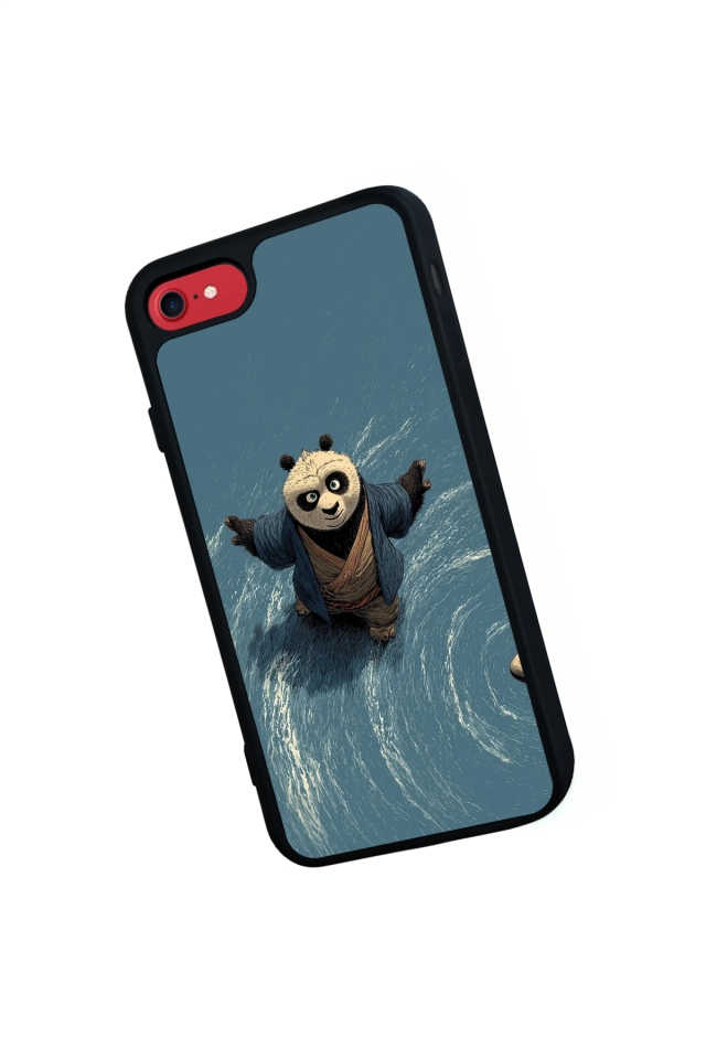 iPhone 7 Uyumlu Kung Fu Panda Tasarımlı Glossy Premium Kılıf
