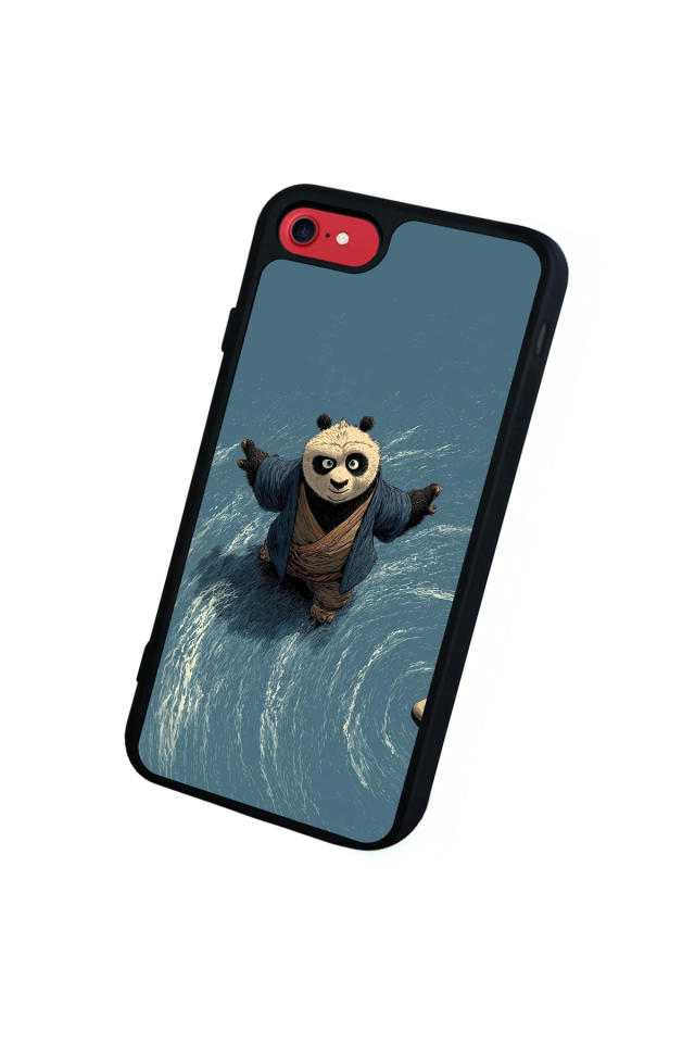 iPhone 7 Uyumlu Kung Fu Panda Tasarımlı Glossy Premium Kılıf
