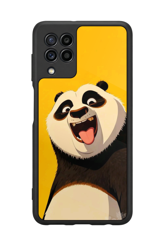 Samsung Galaxy M32 Uyumlu Kung Fu Panda Tasarımlı Glossy Premium Kılıf