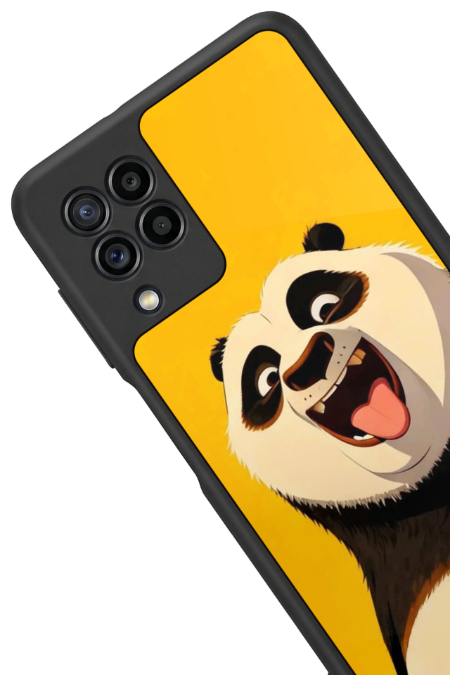 Samsung Galaxy M32 Uyumlu Kung Fu Panda Tasarımlı Glossy Premium Kılıf
