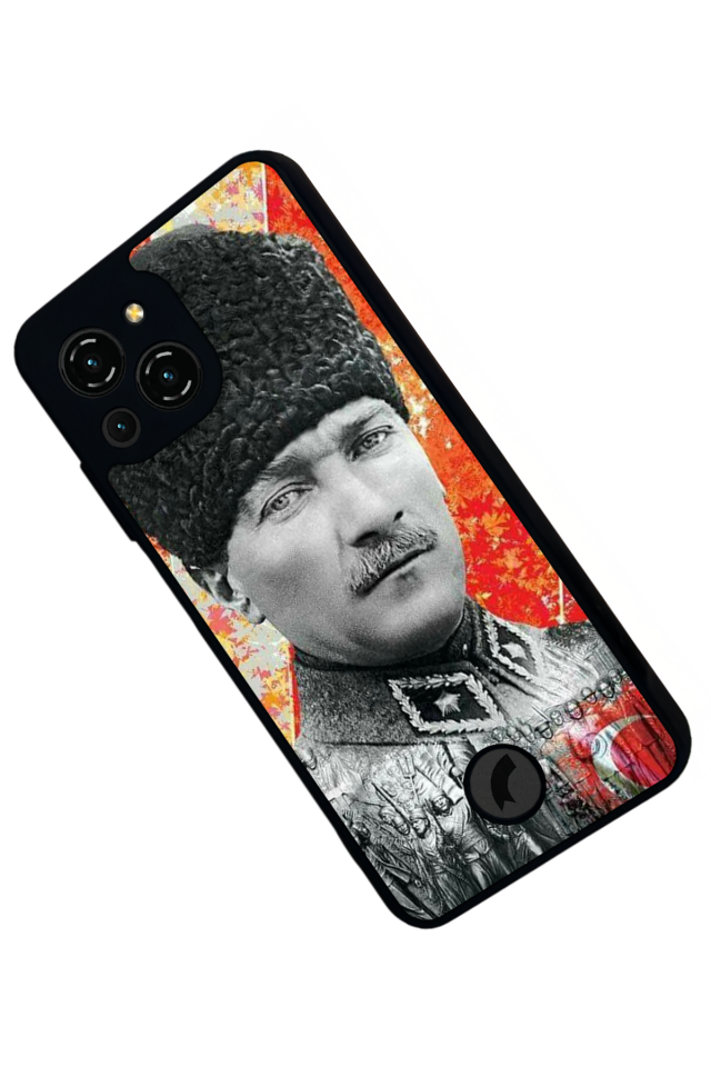Reeder S23 Pro Max Uyumlu Mustafa Kemal Ataturk Tasarımlı Glossy Premium Kılıf