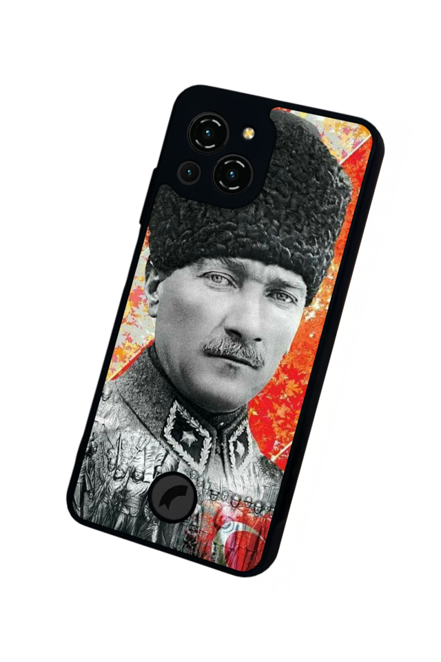 Reeder S23 Pro Max Uyumlu Mustafa Kemal Ataturk Tasarımlı Glossy Premium Kılıf
