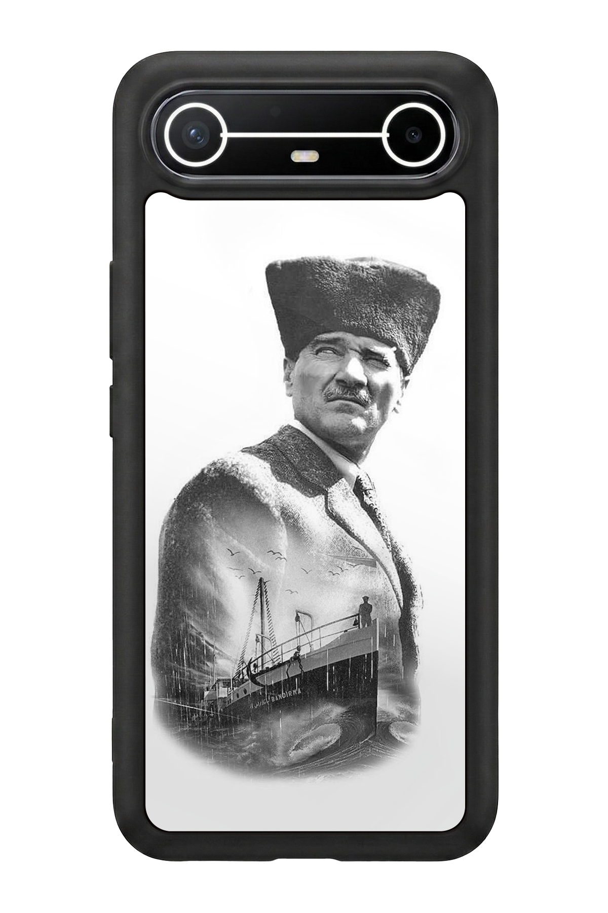 Tecno Spark Slim 5G Uyumlu Mustafa Kemal Ataturk Tasarımlı Glossy Premium Kılıf