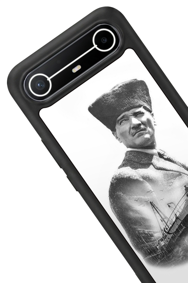 Tecno Spark Slim 5G Uyumlu Mustafa Kemal Ataturk Tasarımlı Glossy Premium Kılıf