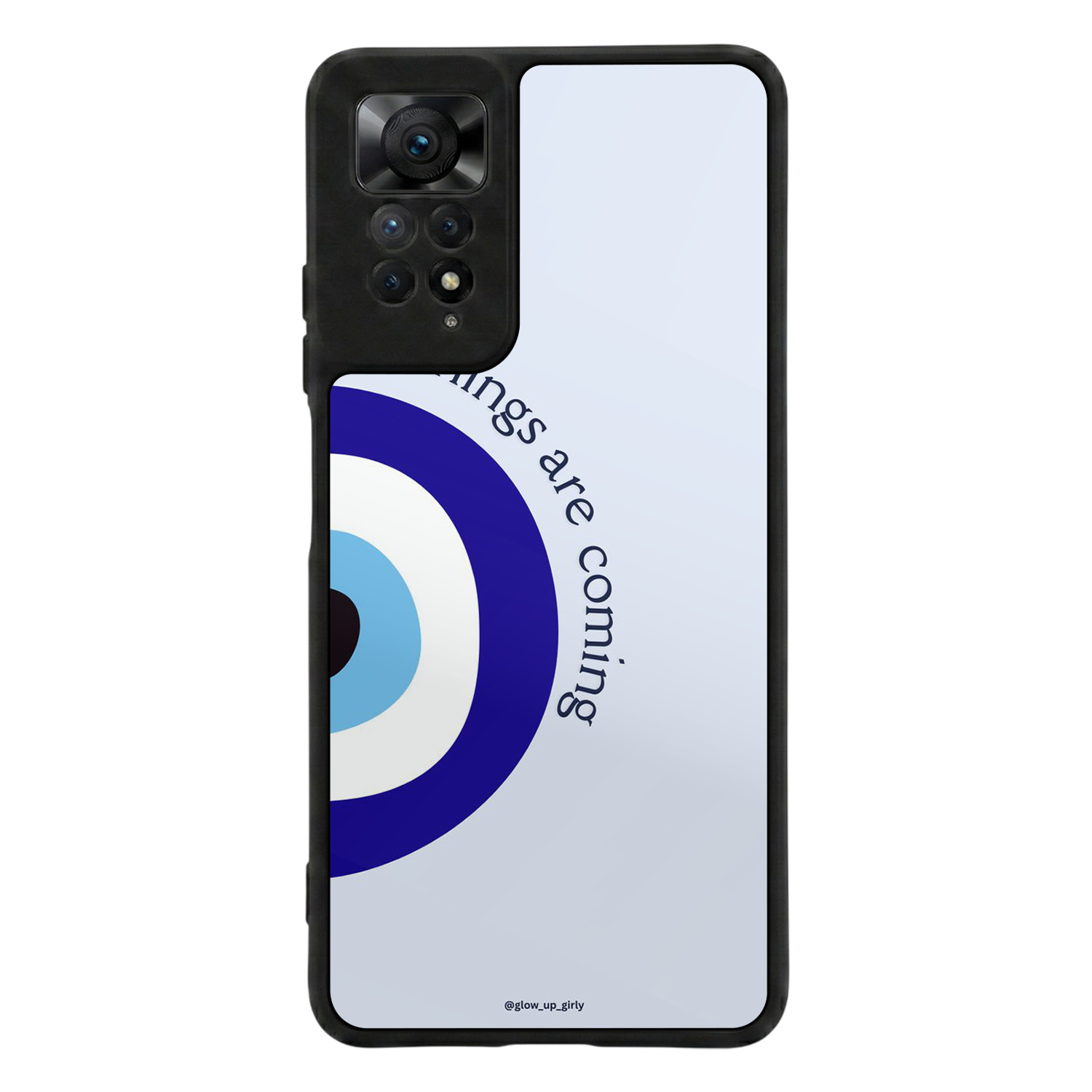 Xiaomi Redmi Note 11 Pro Uyumlu Nazar Tasarımlı Glossy Premium Kılıf