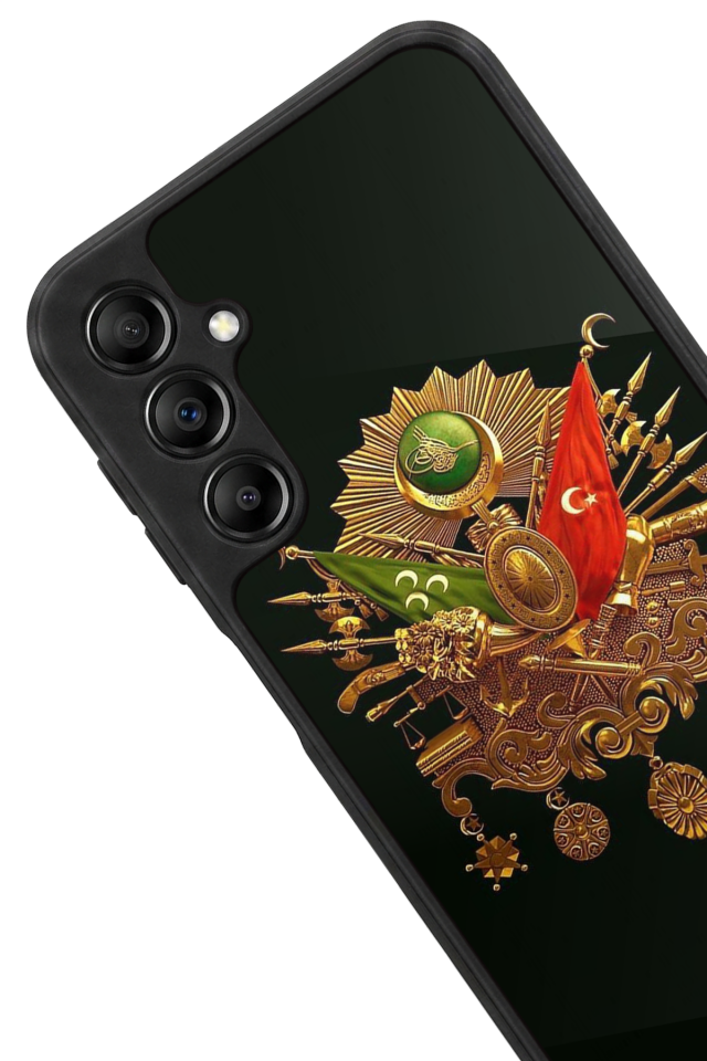 Samsung Galaxy A14 Uyumlu Osmanli Tugrasi Tasarımlı Glossy Premium Kılıf