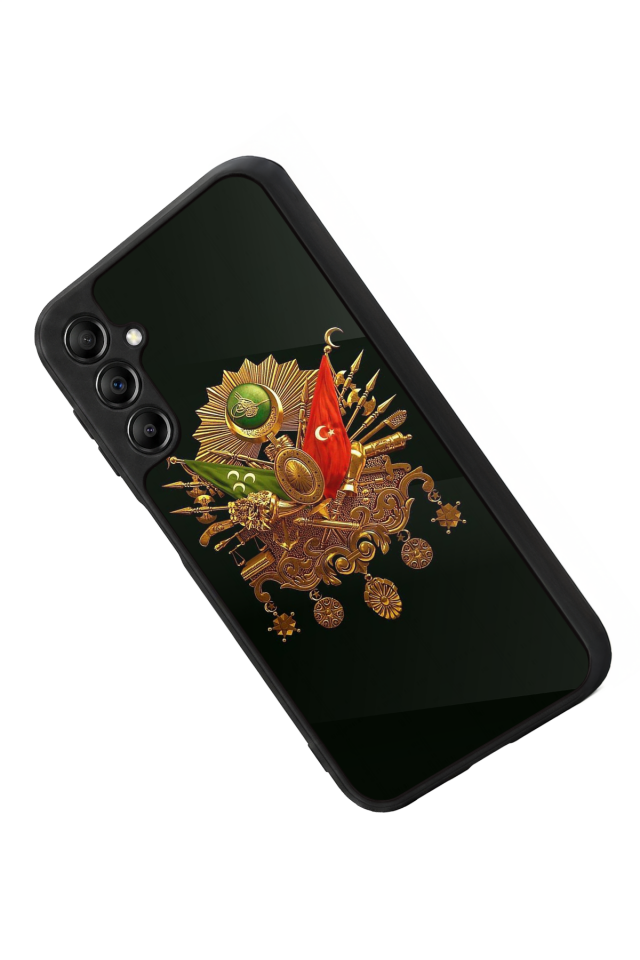 Samsung Galaxy A14 Uyumlu Osmanli Tugrasi Tasarımlı Glossy Premium Kılıf