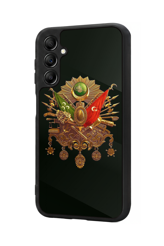Samsung Galaxy A14 Uyumlu Osmanli Tugrasi Tasarımlı Glossy Premium Kılıf