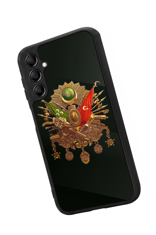 Samsung Galaxy A14 Uyumlu Osmanli Tugrasi Tasarımlı Glossy Premium Kılıf