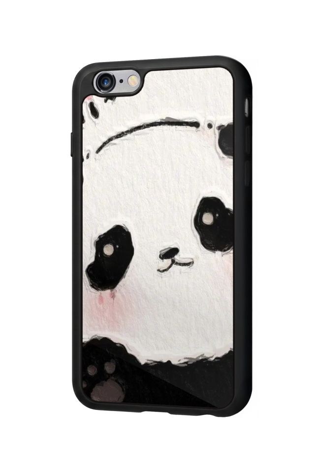iPhone 6 Plus Uyumlu Panda Tasarımlı Glossy Premium Kılıf