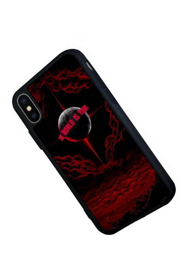 iPhone XS Max Uyumlu Scarface Tasarımlı Glossy Premium Kılıf