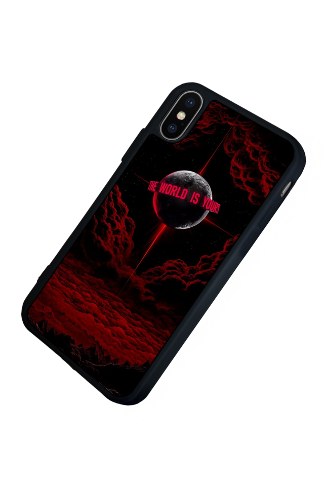 iPhone XS Max Uyumlu Scarface Tasarımlı Glossy Premium Kılıf