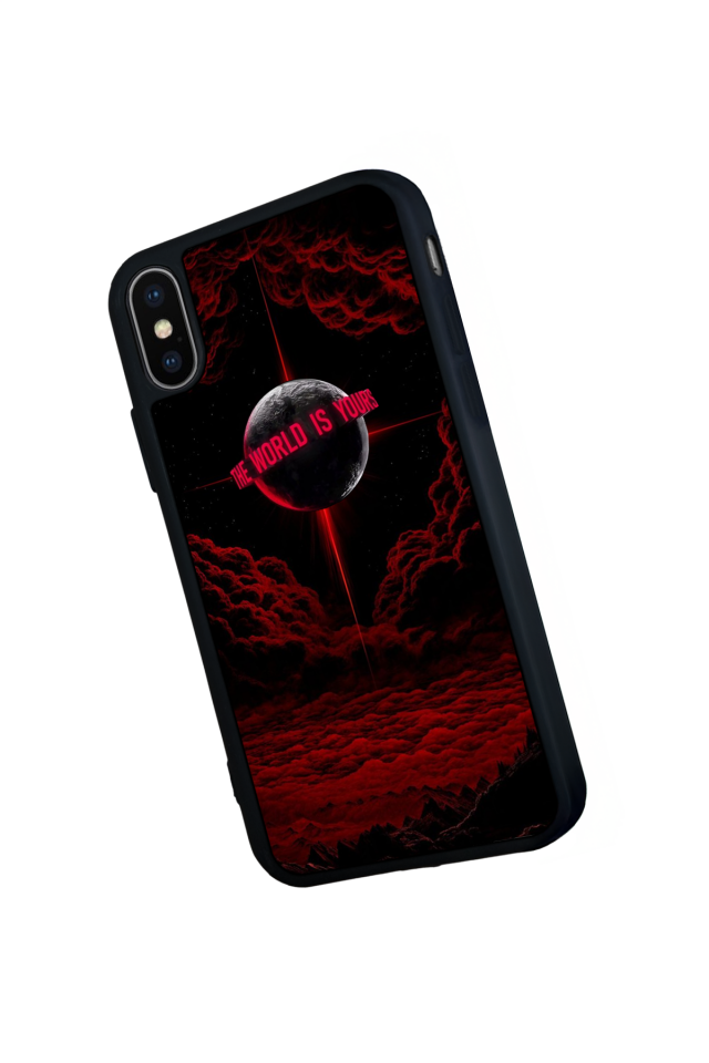 iPhone XS Max Uyumlu Scarface Tasarımlı Glossy Premium Kılıf