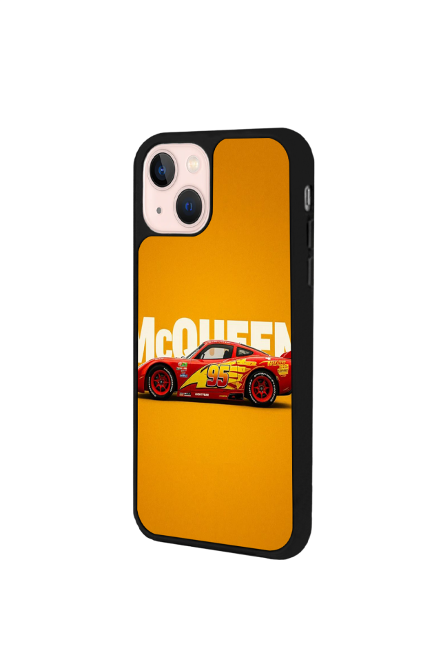 iPhone 13/14 Uyumlu Şimsek McQueen Tasarımlı Glossy Premium Kılıf
