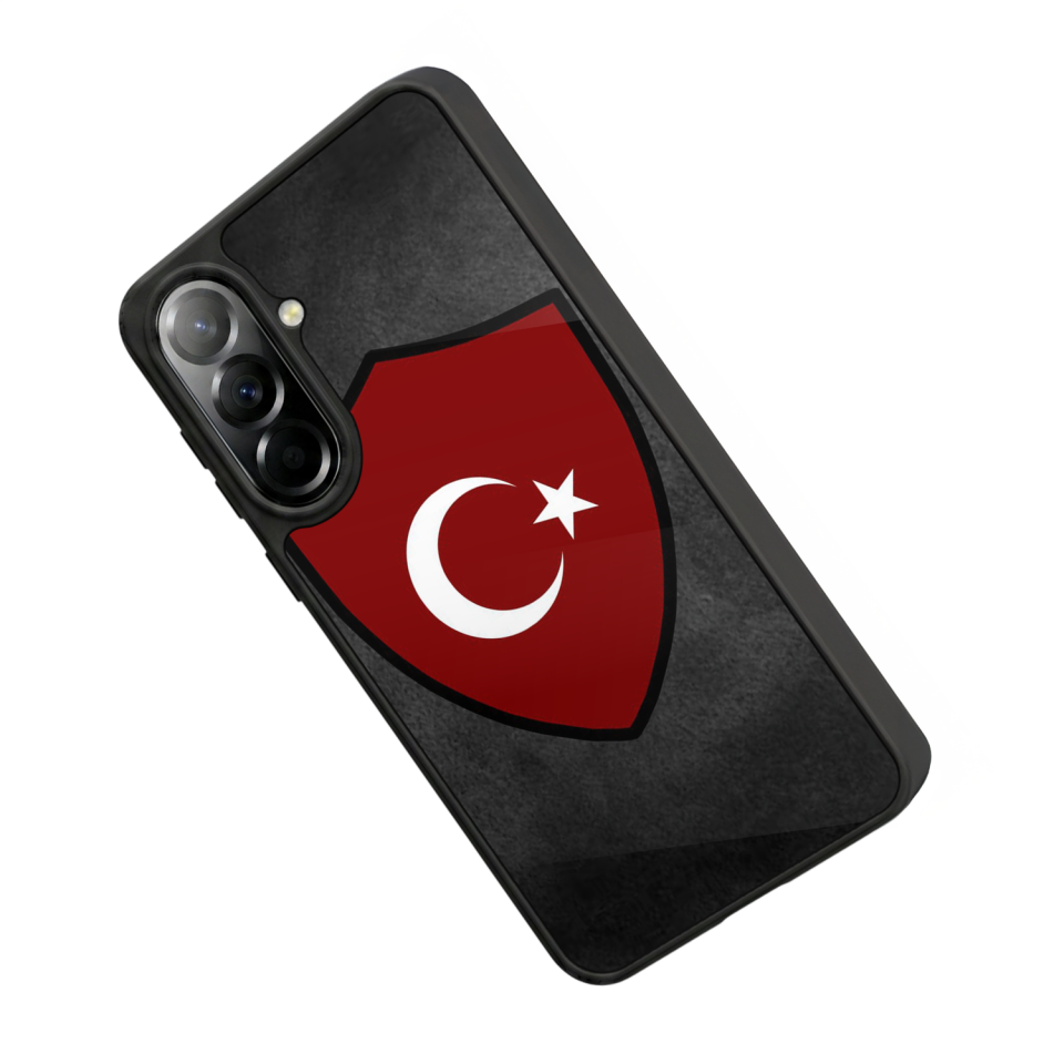 Samsung Galaxy A37 Uyumlu Türk Bayragi Tasarımlı Glossy Premium Kılıf