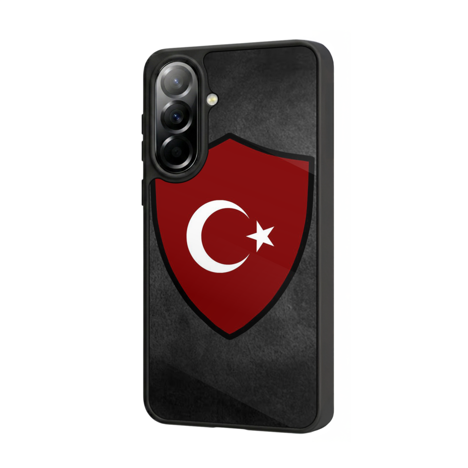 Samsung Galaxy A37 Uyumlu Türk Bayragi Tasarımlı Glossy Premium Kılıf