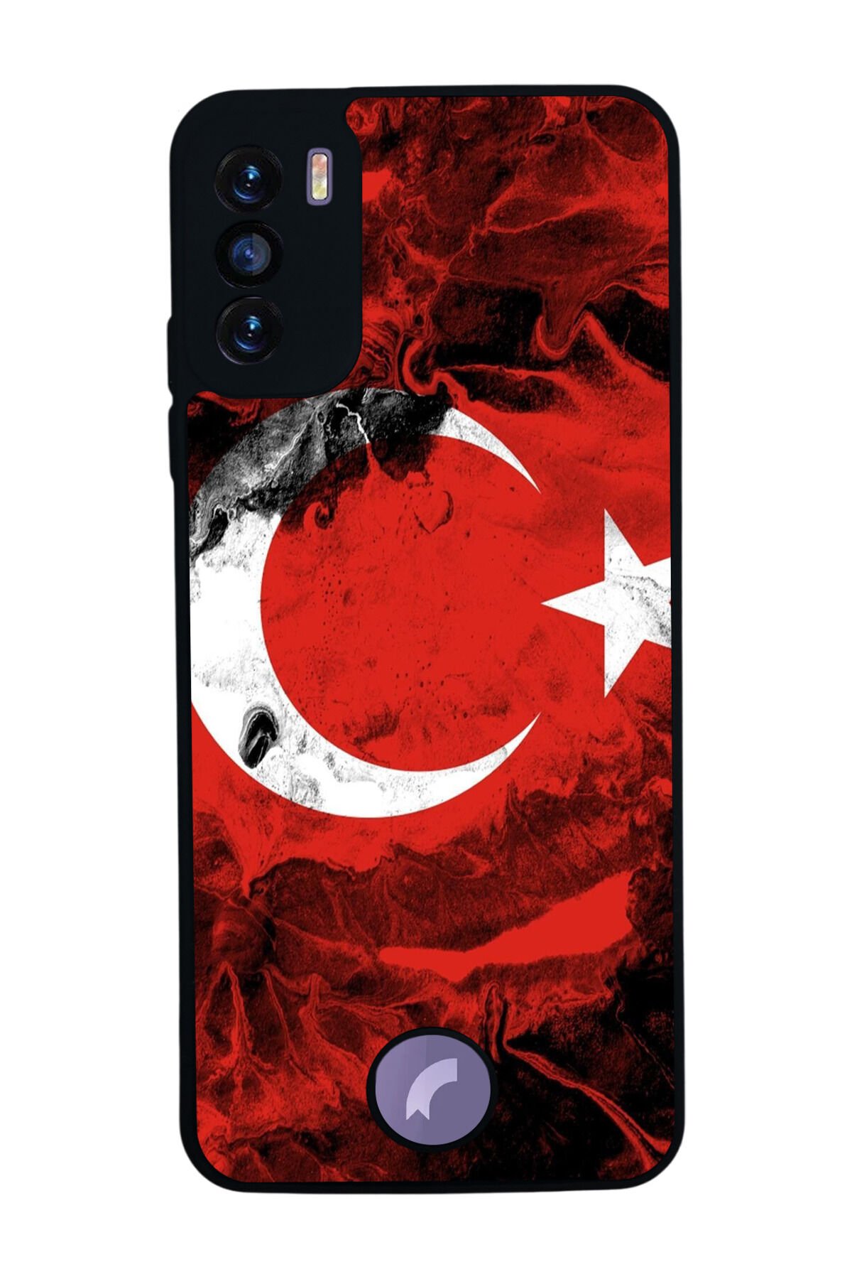 Reeder S19 Max Pro S Uyumlu TurkBayragi Tasarımlı Glossy Premium Kılıf