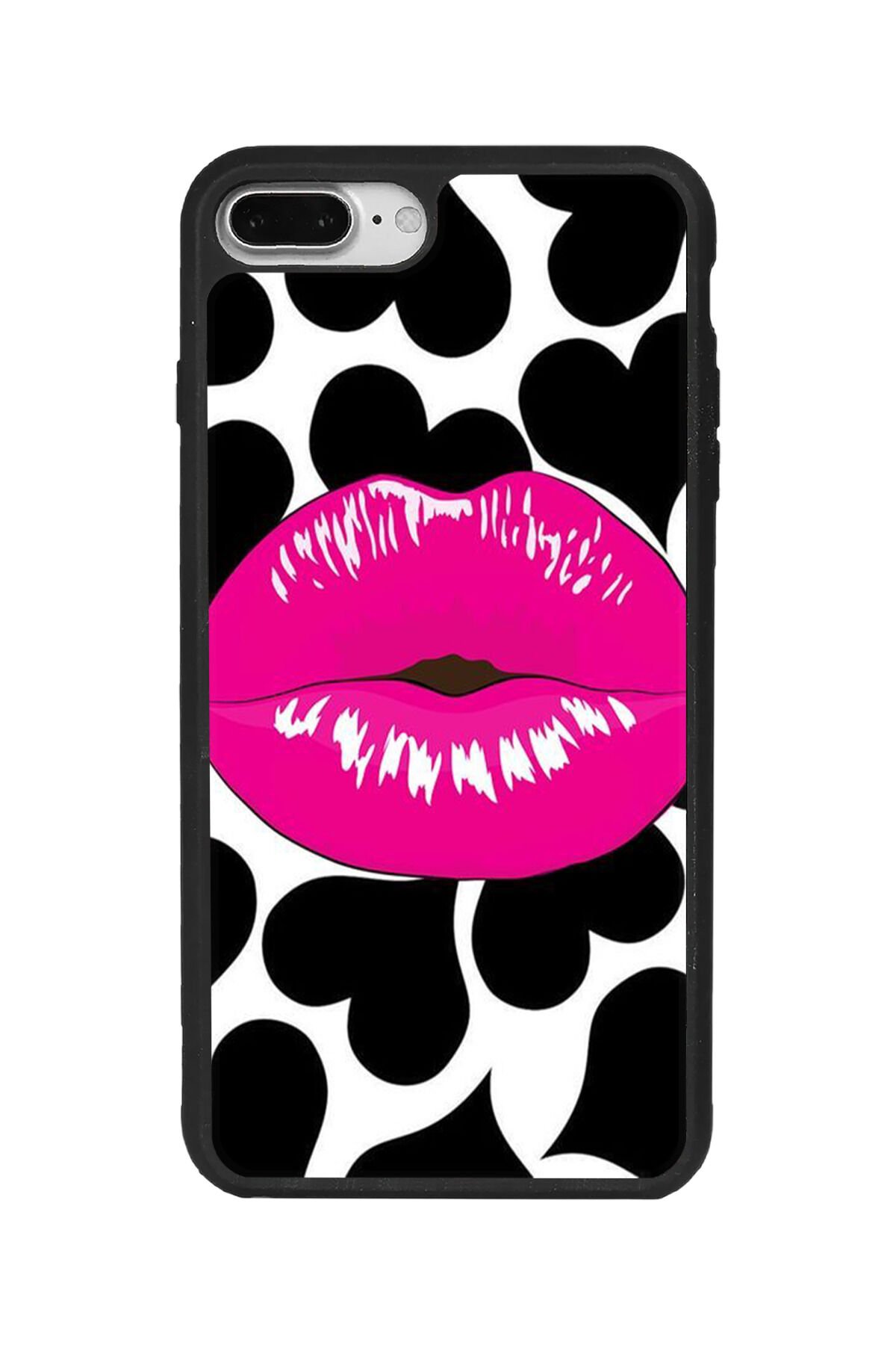 Apple iPhone 7 Plus Siyah Silikon Kılıf Çiziklere ve Darbelere Karşı Koruma