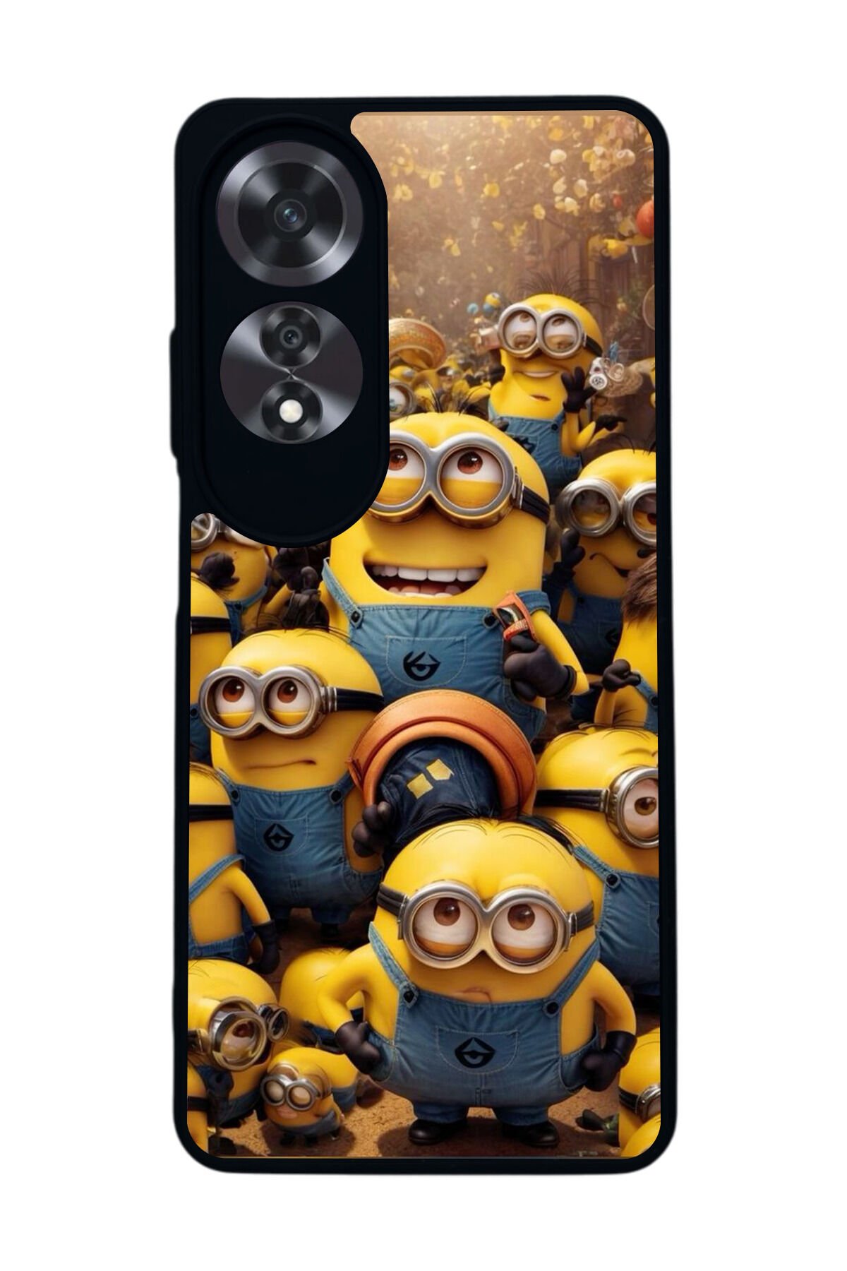 Oppo A60 Mat Siyah uyumlu Kılıf – Yumuşak Silikon, Koruyucu, Şok Emici Kapak