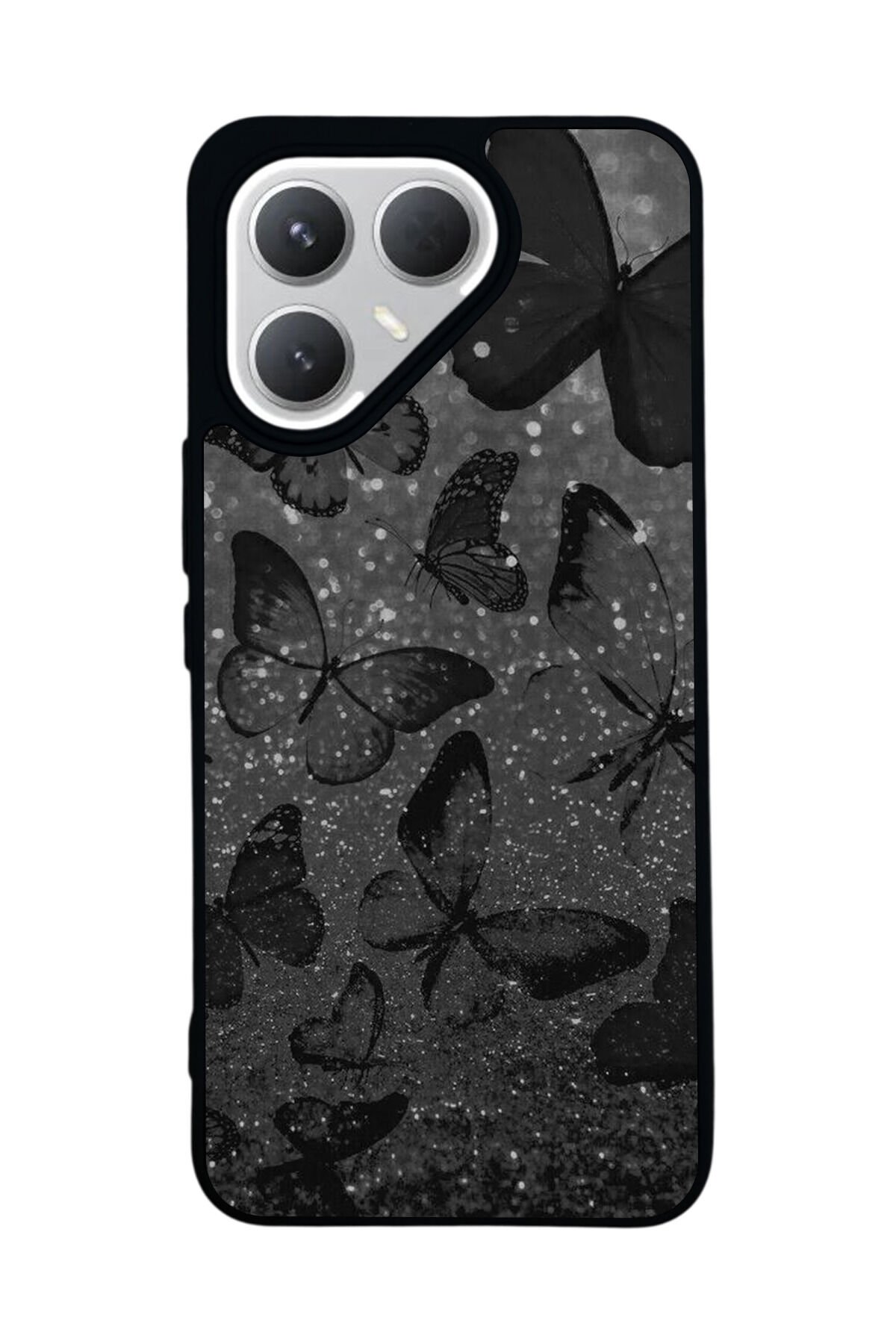 Tecno Pova 7 Pro Mat Uyumlu Siyah Kılıf – Yumuşak Silikon, Koruyucu, Şok Emici Kapak