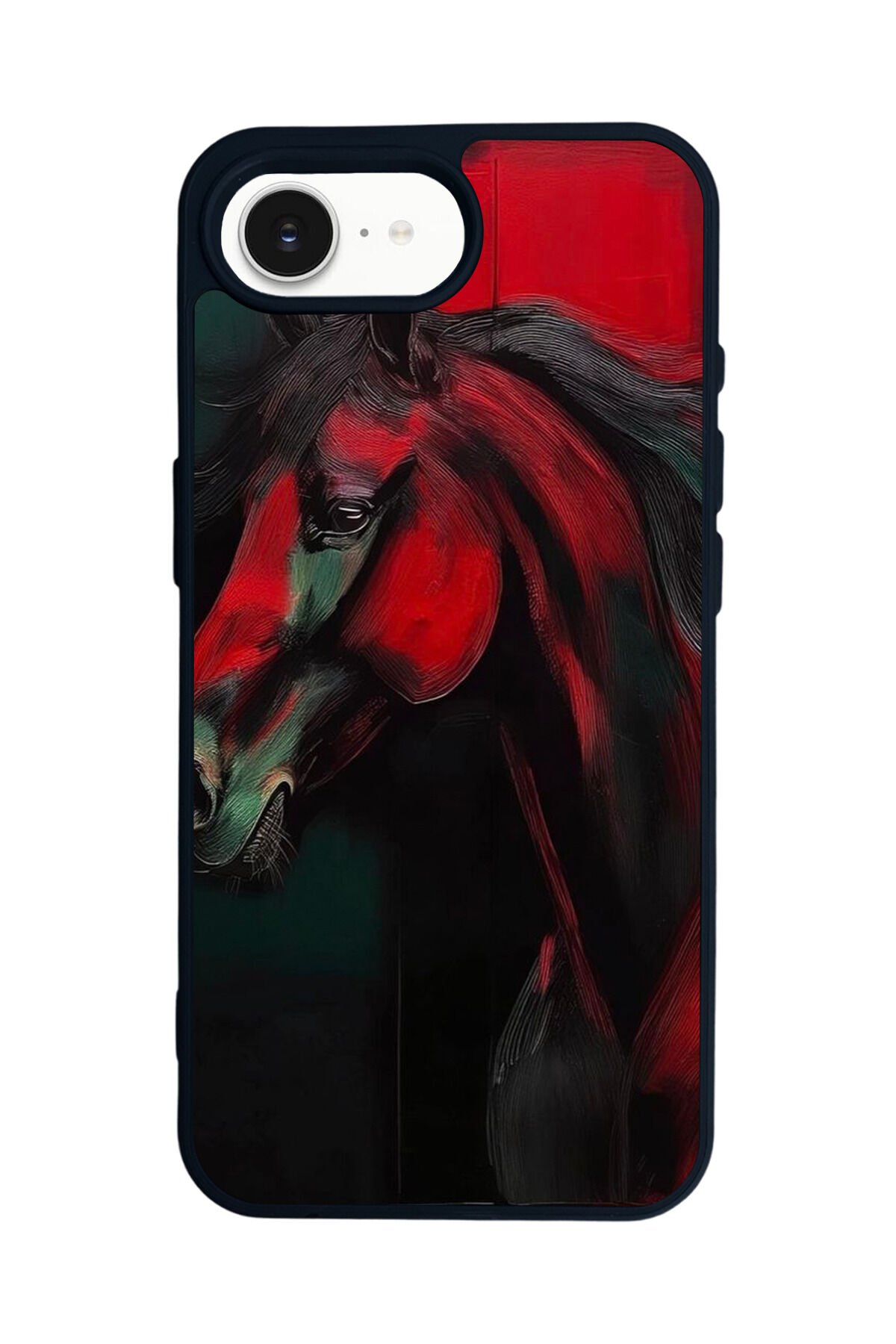 iPhone 16E Uyumlu At Horse Tasarımlı Glossy Premium Kılıf