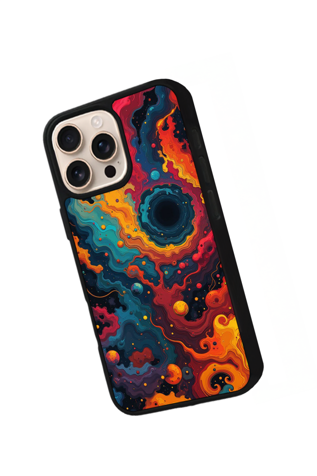 iPhone 16 Pro Max Uyumlu Abstract Tasarımlı Glossy Premium Kılıf