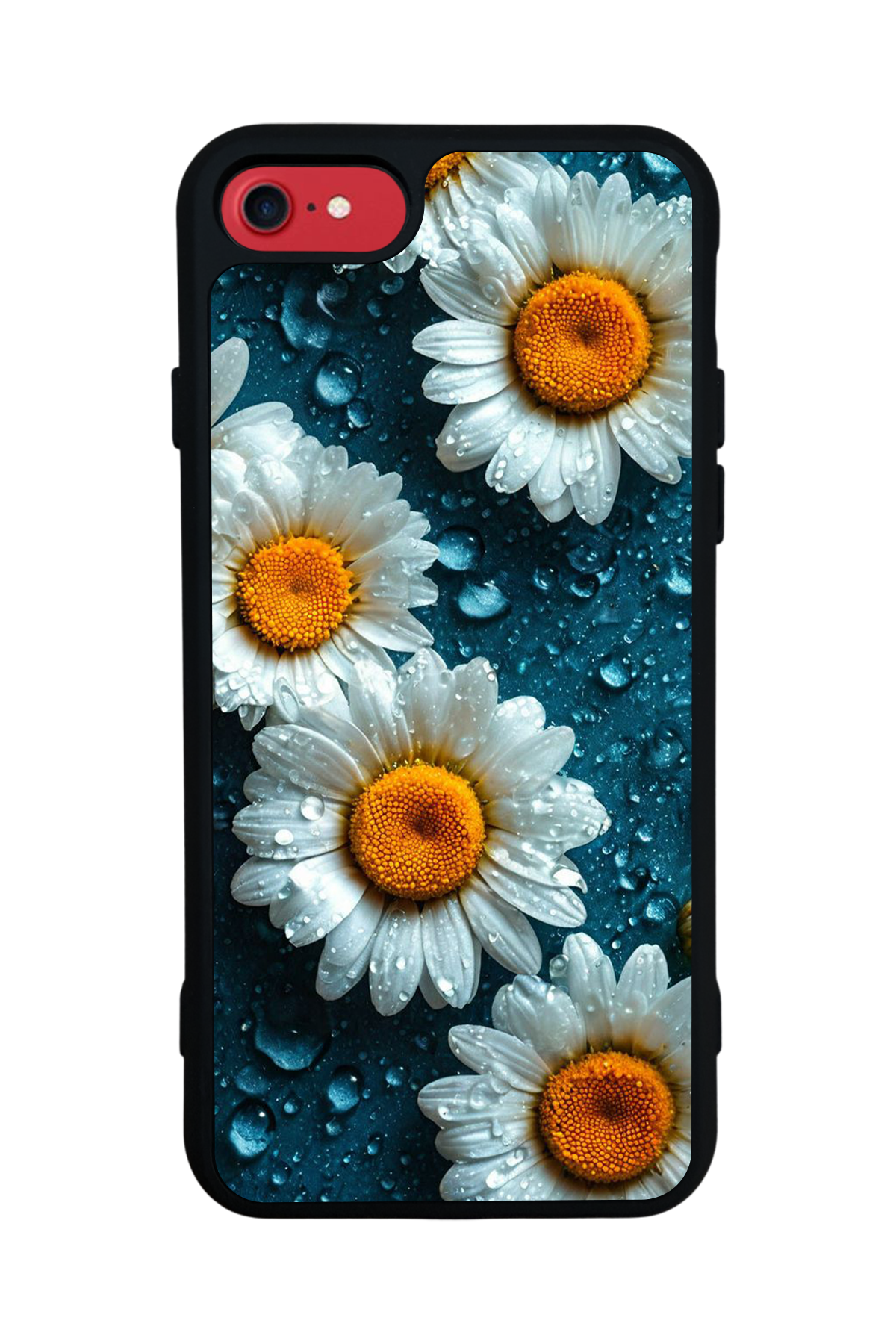 iPhone SE Uyumlu Cicek Tasarımlı Glossy Premium Kılıf