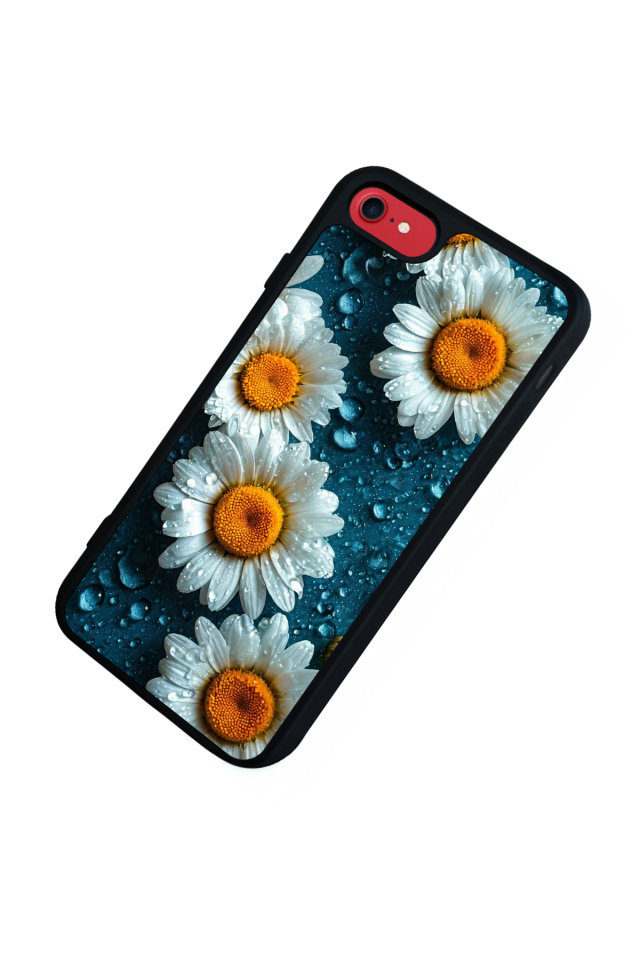 iPhone SE Uyumlu Cicek Tasarımlı Glossy Premium Kılıf