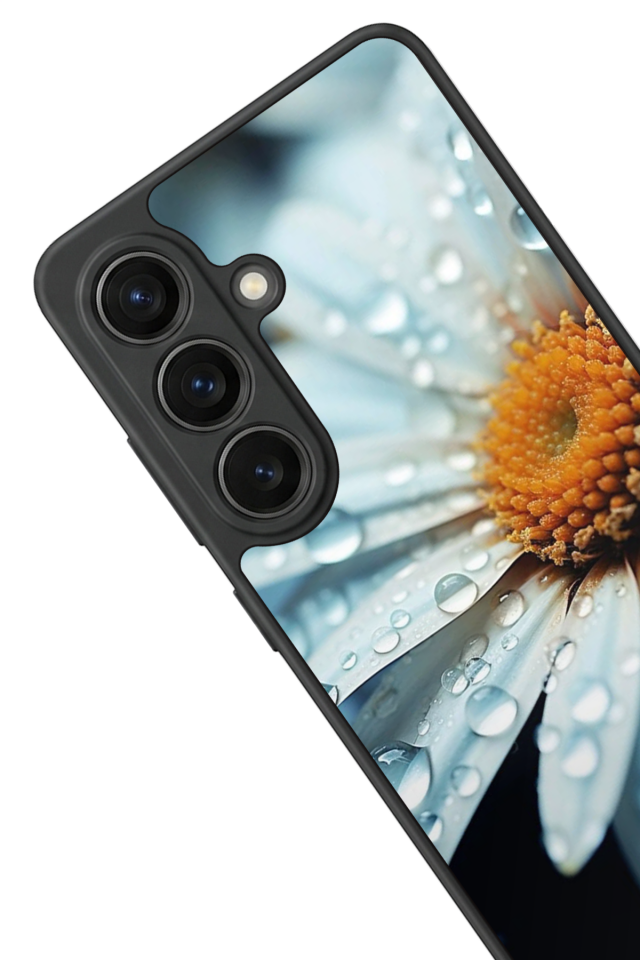 Samsung Galaxy S26 Uyumlu Cicek Tasarımlı Glossy Premium Kılıf