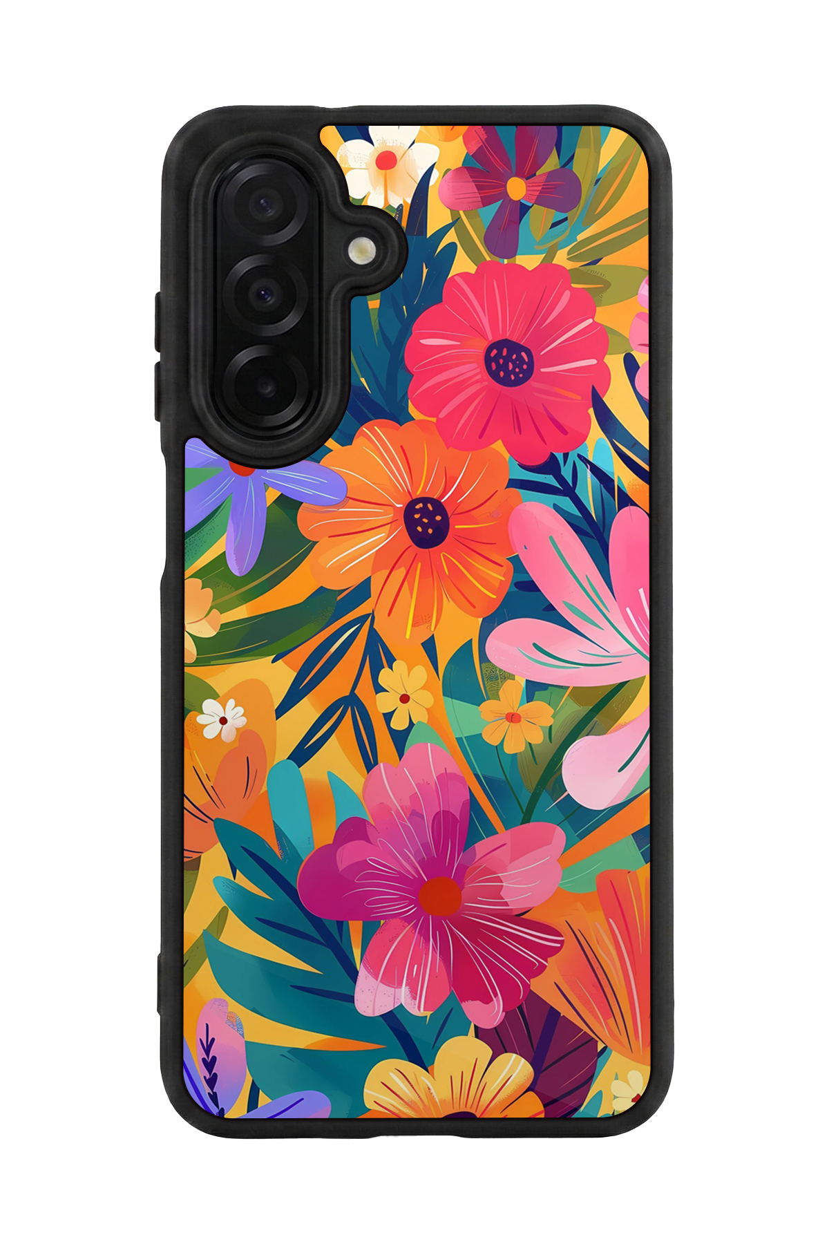 Samsung Galaxy A56 Uyumlu Floral Tasarımlı Glossy Premium Kılıf