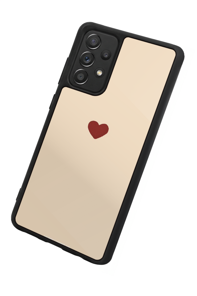 Samsung Galaxy A72 Uyumlu Kalp Love Tasarımlı Glossy Premium Kılıf