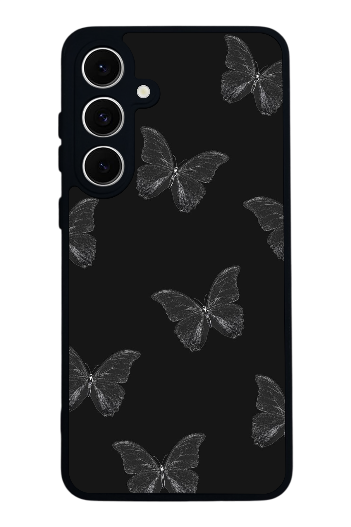 Samsung Galaxy A16 Uyumlu Kelebek Tasarımlı Glossy Premium Kılıf