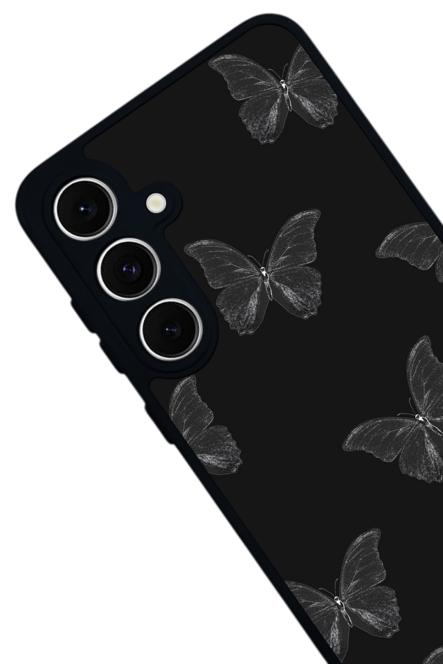 Samsung Galaxy A16 Uyumlu Kelebek Tasarımlı Glossy Premium Kılıf