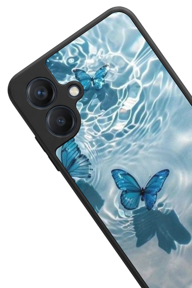 Samsung Galaxy A07 Uyumlu Kelebek Tasarımlı Glossy Premium Kılıf