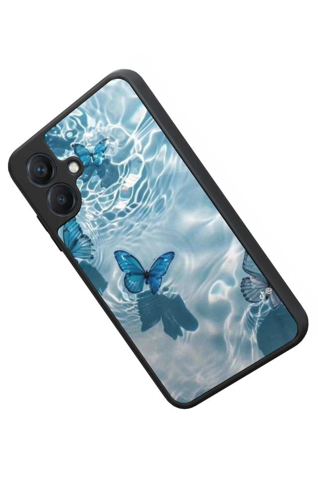 Samsung Galaxy A07 Uyumlu Kelebek Tasarımlı Glossy Premium Kılıf