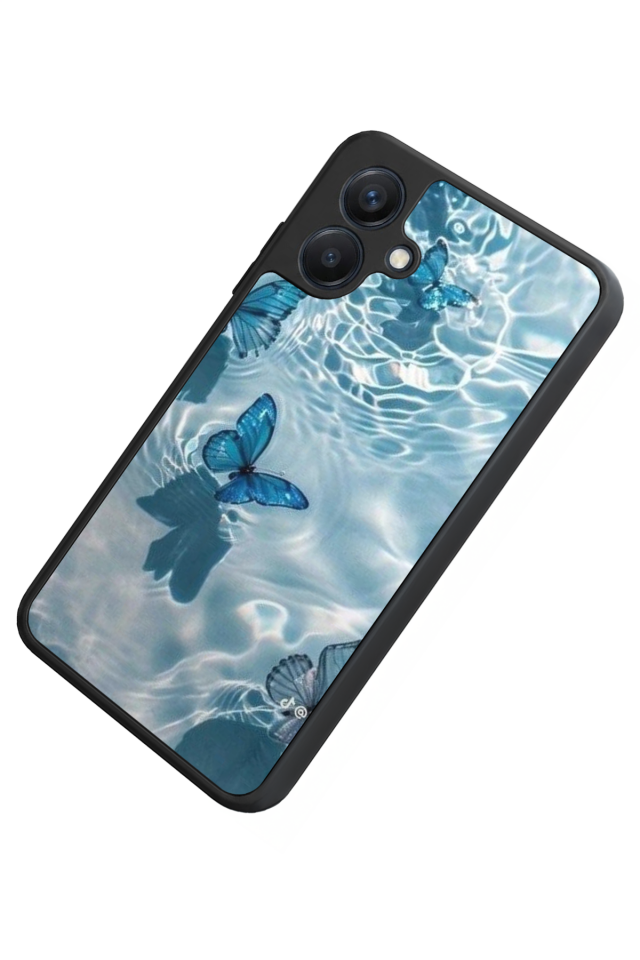 Samsung Galaxy A07 Uyumlu Kelebek Tasarımlı Glossy Premium Kılıf