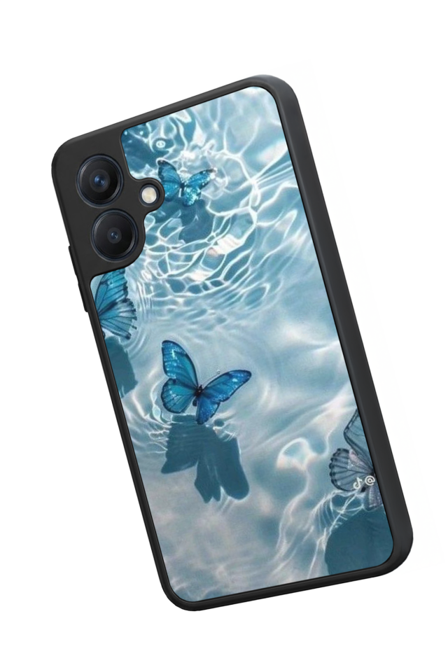 Samsung Galaxy A07 Uyumlu Kelebek Tasarımlı Glossy Premium Kılıf