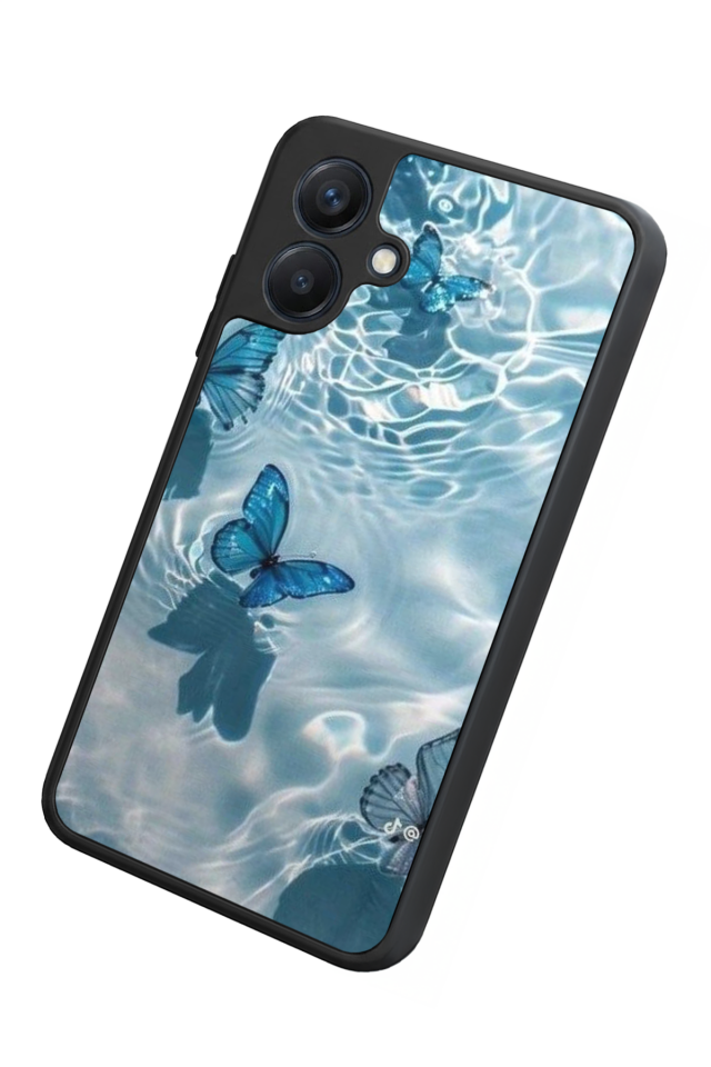 Samsung Galaxy A07 Uyumlu Kelebek Tasarımlı Glossy Premium Kılıf