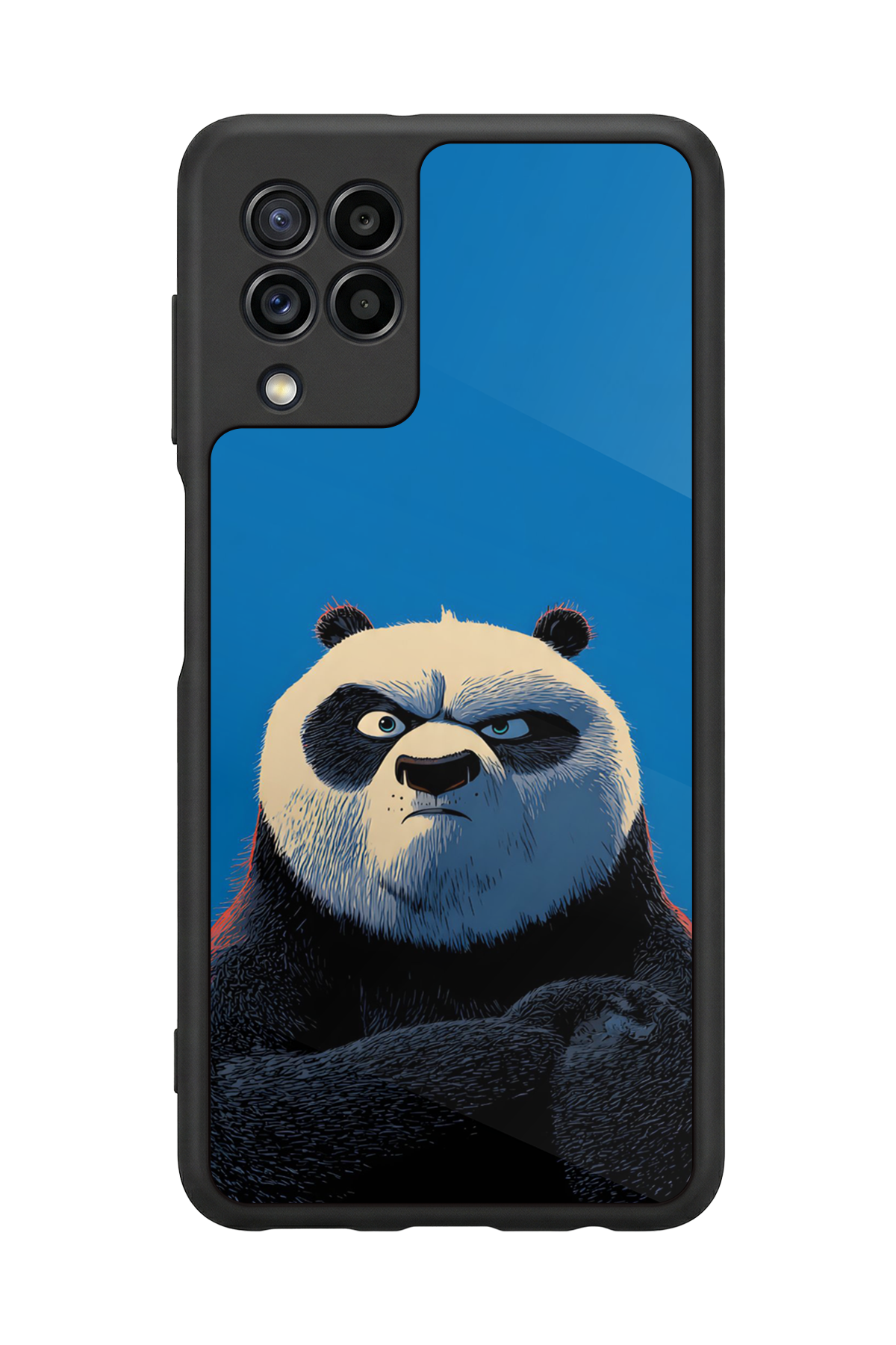 Samsung Galaxy M32 Uyumlu Kung Fu Panda Tasarımlı Glossy Premium Kılıf