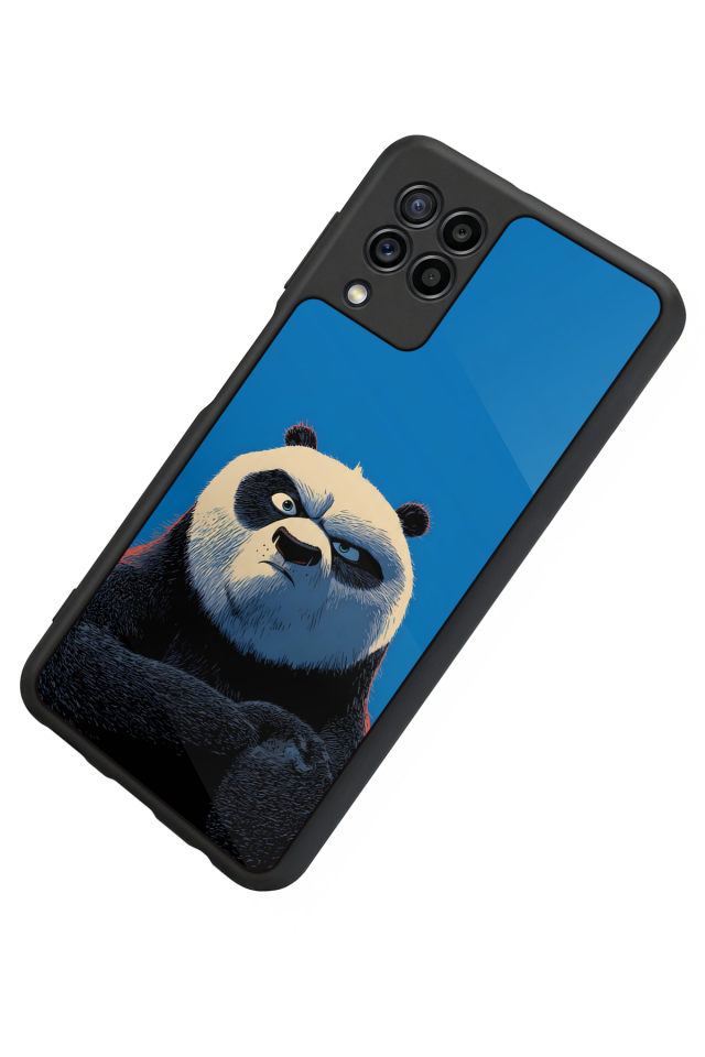 Samsung Galaxy M32 Uyumlu Kung Fu Panda Tasarımlı Glossy Premium Kılıf