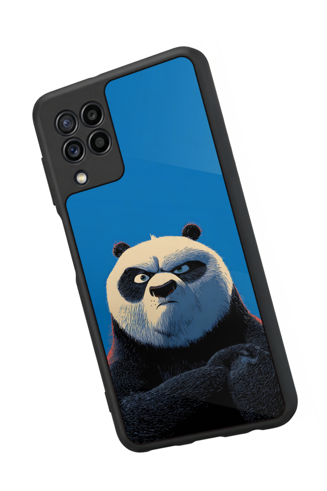 Samsung Galaxy M32 Uyumlu Kung Fu Panda Tasarımlı Glossy Premium Kılıf
