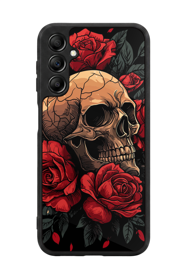 Samsung Galaxy A14 Uyumlu KuruKafa Tasarımlı Glossy Premium Kılıf