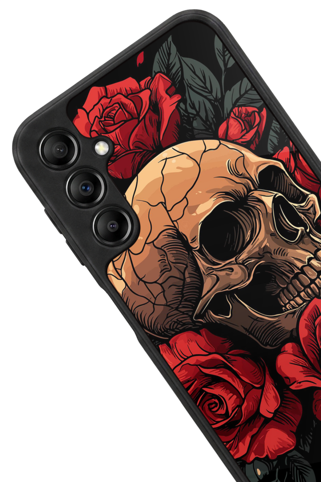 Samsung Galaxy A14 Uyumlu KuruKafa Tasarımlı Glossy Premium Kılıf