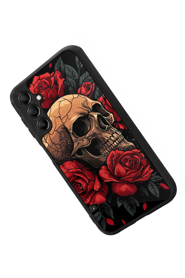 Samsung Galaxy A14 Uyumlu KuruKafa Tasarımlı Glossy Premium Kılıf