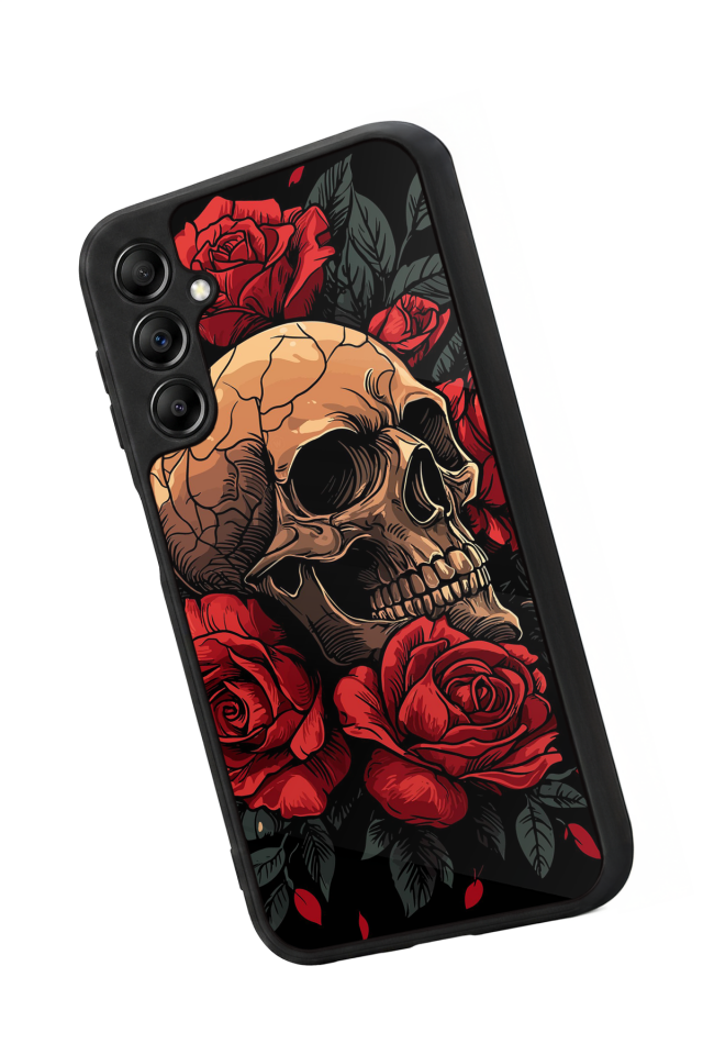 Samsung Galaxy A14 Uyumlu KuruKafa Tasarımlı Glossy Premium Kılıf