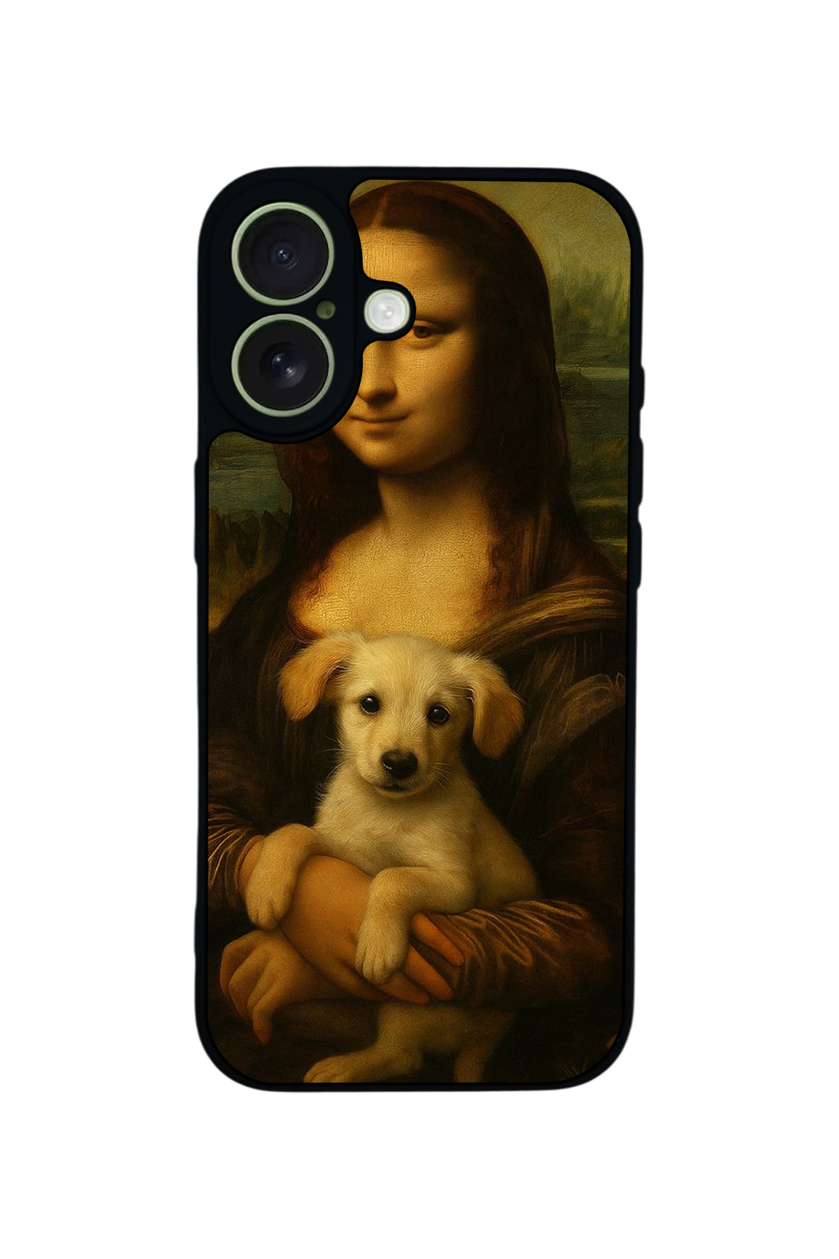 iPhone 17 Uyumlu Monalisa Tasarımlı Glossy Premium Kılıf