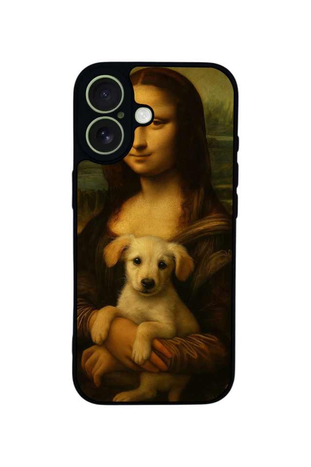 iPhone 17 Uyumlu Monalisa Tasarımlı Glossy Premium Kılıf