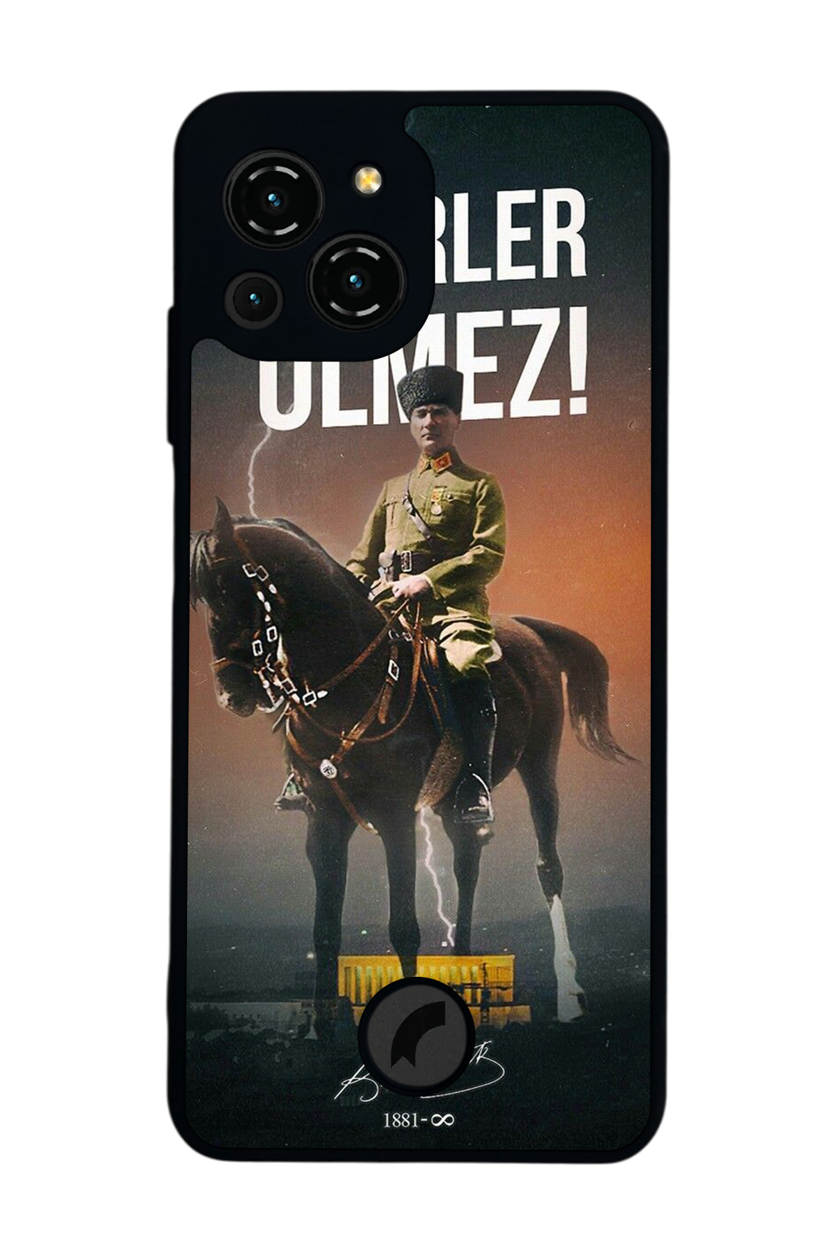 Reeder S23 Pro Max Uyumlu Mustafa Kemal Ataturk Tasarımlı Glossy Premium Kılıf
