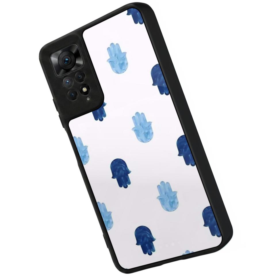 Xiaomi Redmi Note 11 Pro Uyumlu Nazar Tasarımlı Glossy Premium Kılıf