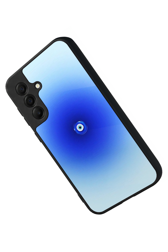 Samsung Galaxy A17 Uyumlu Nazar Tasarımlı Glossy Premium Kılıf